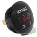 Waterproof Round DC 12V-24V LED Car Digital Display Voltmeter Meter Volt Gauge